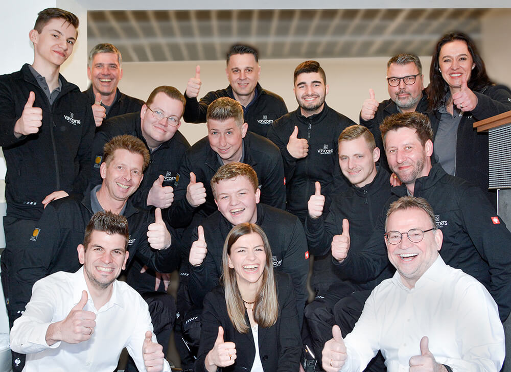 Het team van Vervoorts