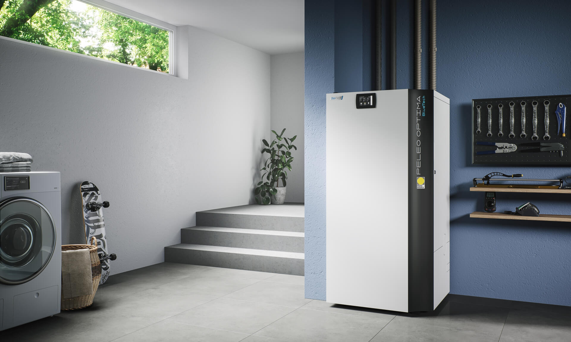 Verwarmingssystemen Peleo Optima bluetech
